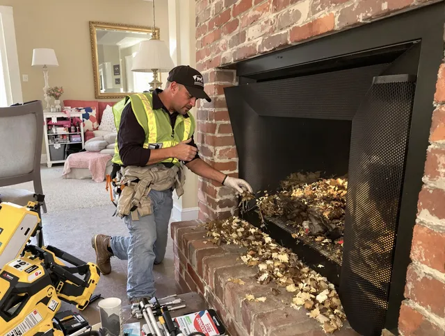 Safe screening installation by Temescal Valley Chimney Sweep in Temescal Valley, CA