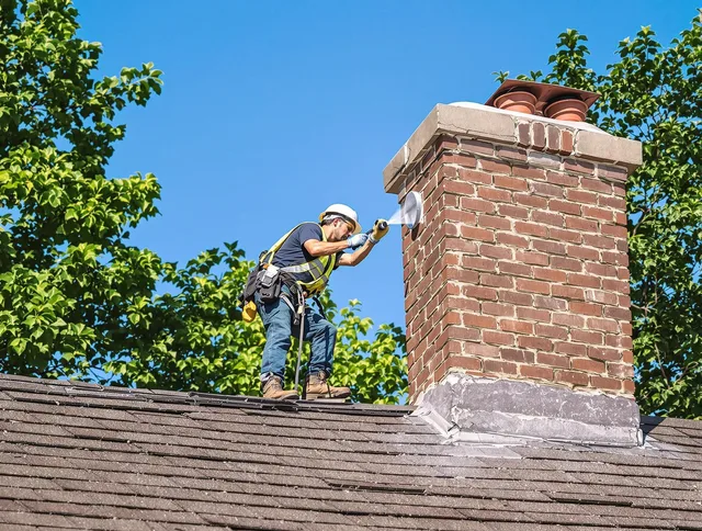 Temescal Valley Chimney Sweep performing an inspection with advanced tools in Temescal Valley, CA