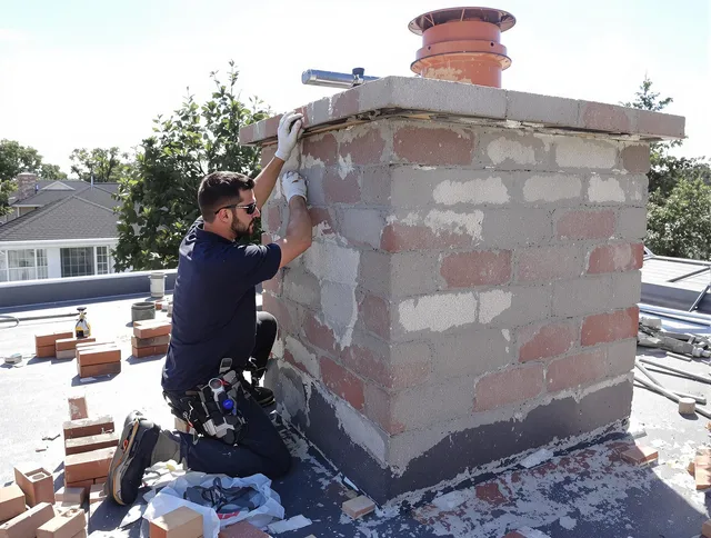 Advanced chimney repair process by Temescal Valley Chimney Sweep in Temescal Valley, CA